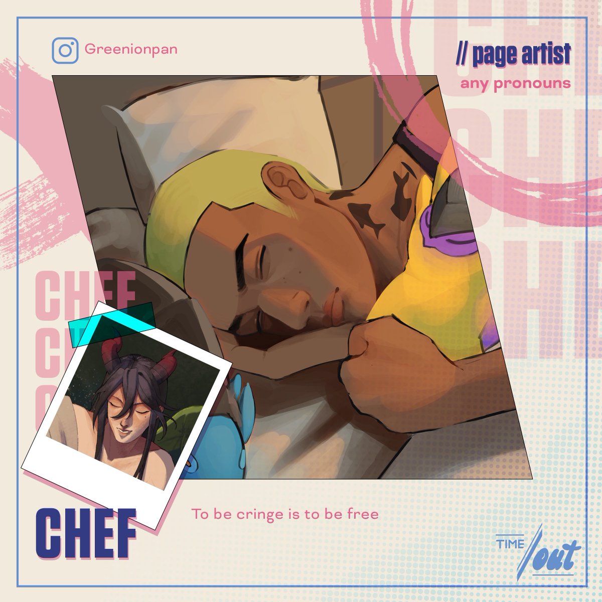 The crew have their own room, but it's hard to keep such a tight-knit family apart, and who doesn't love gelatinous cuddles? 🫶💤

Illustrated by our lovely <a href="/greenionpan/">Chef</a> !!