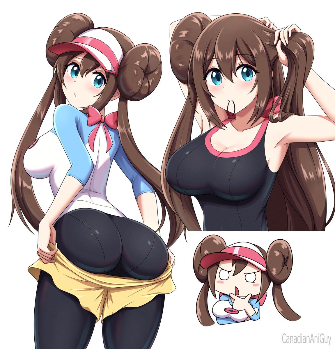 Rosa getting ready to go out and catch some Pokemon 
#Pokemon