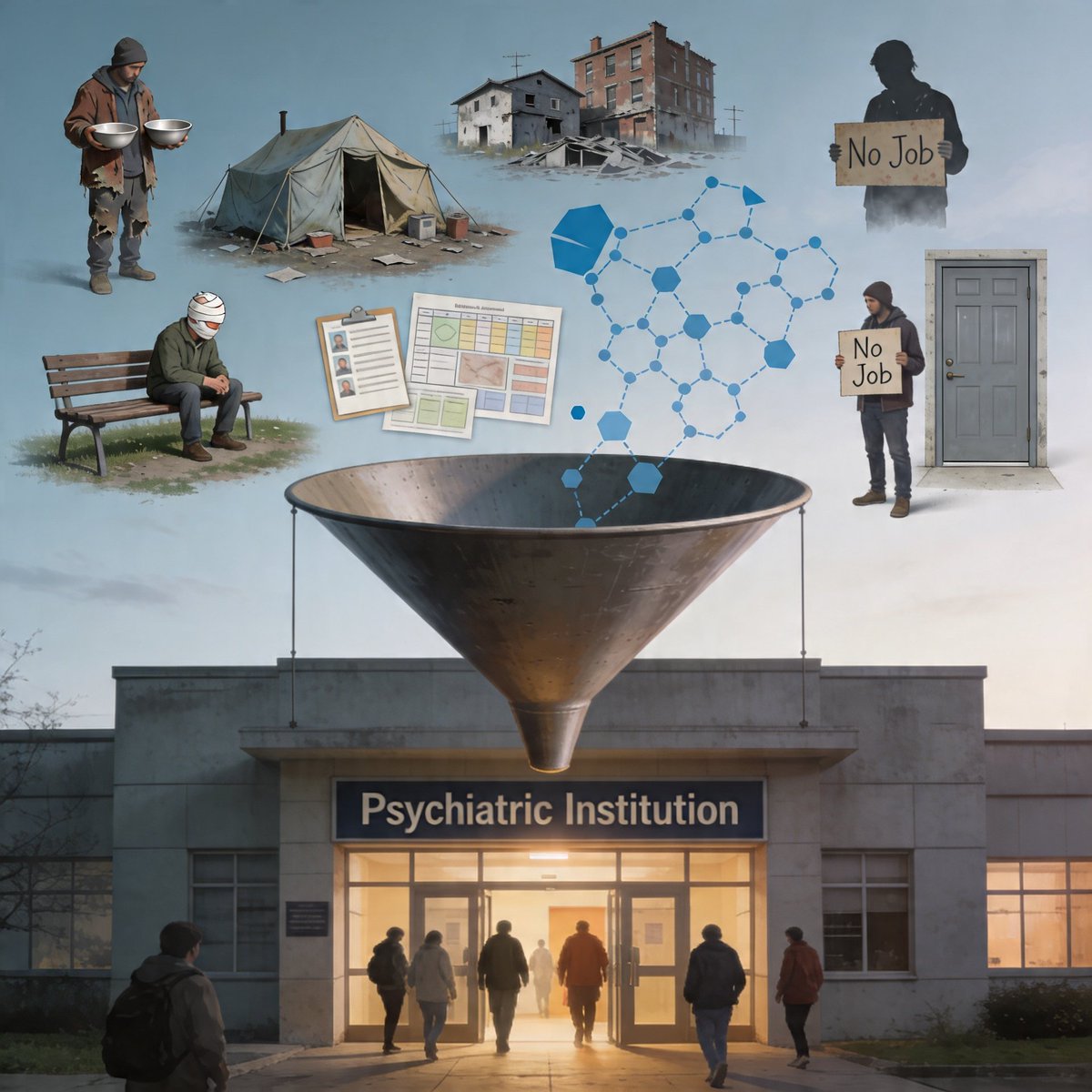 SpadesUpAdv's tweet photo. ⚖️ The Failure Of The Psychiatric Institution and The Evolution Of Mental Health Care  

This book outlines the deficiencies within the institutional model. It provides a brief history as well as a detailed analysis of some of the fundamental issues with the long-term psychiatric confinement framework.  It provides several evidence based alternative treatment approaches.

This text is in relatively easy to understand vocabulary and grammar.  As the push for psychiatric confinement expands, it's worth discussing some of issues outlined this text.

https://t.co/0DUDlHgpBG

#MentalHealth #SocialDeterminants #Context #LivedExperience #SystemicChange