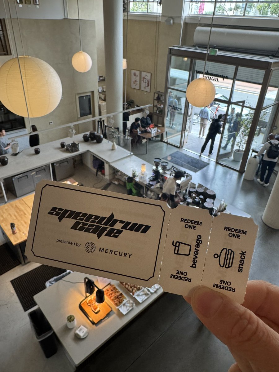 .<a href="/speedrun/">a16z speedrun 🧊</a> cafe today meeting other founders and building <a href="/trycogito/">Cogito</a> 💛

Thanks <a href="/mercury/">Mercury</a> and <a href="/a16z/">a16z</a>