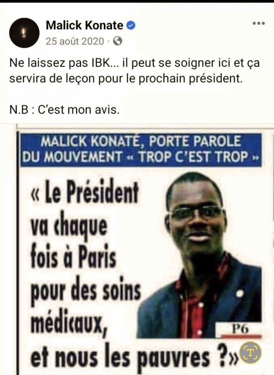 SimwaNazoume's tweet photo. @konate90 Toi même tu as fuit https://t.co/2HCSzF9AJX