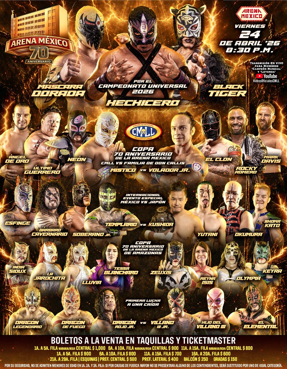 Lucha Libre CMLL tweet media