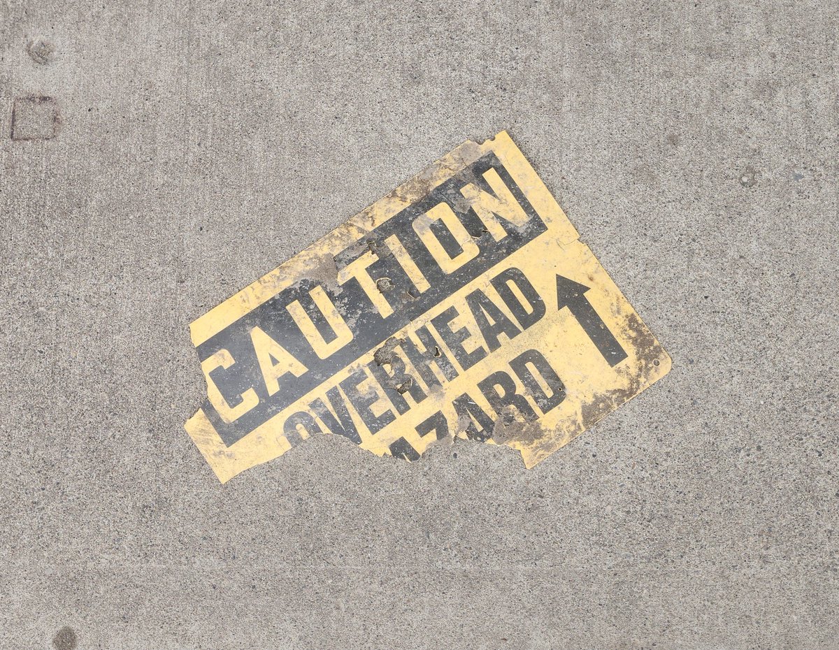 BadWeatherKyle's tweet image. Literally just seeing this chunk of a sign lying on the street in Calgary, and it's absolutely true! 

Stay aware outdoors today...some of these gusts are strong enough to break tree limbs or dislodge unsecured debris #yyc #abstorm