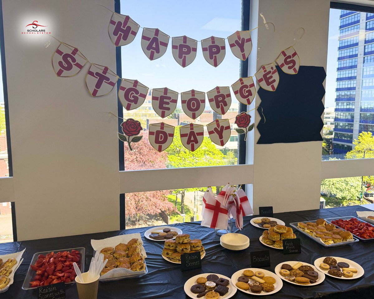 ScholarsSystem's tweet photo. Tea, treats, and great company!🍨🍓

Our Birmingham, Manchester, and Bradford campuses came together to celebrate St George’s Day in style - with coffee mornings, classic jam & cream scones, and plenty of smiles all round.

A brilliant reminder that England is diverse, welcoming, and built on community - this is what it’s all about!❤💪
.
.
.
.
#ScholarsSchoolSystem #EducationForAll #LeedsTrinity #LeedsTrinityUniversity #OfficeForStudents #MatureStudent #HigherEducationMatters #WideningParticipation #StGeorgesDay