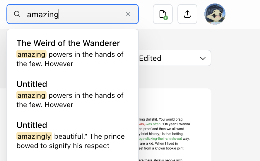 reviseio's tweet photo. Revise got a search bar!

Search across your documents instantly. https://t.co/o5hoDy4FWk