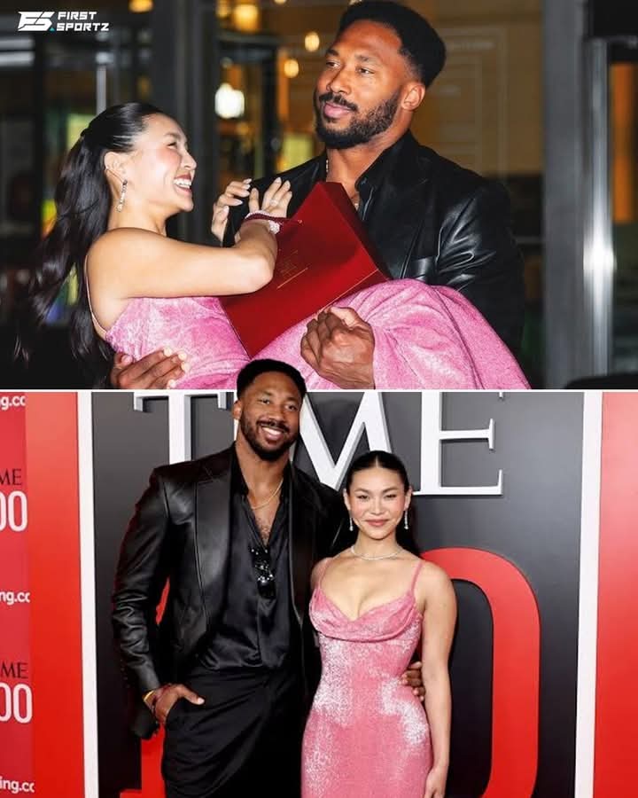 FirstSportz_NFL's tweet image. Chloe Kim and Myles Garrett made a stylish appearance together at the prestigious TIME 100 Gala in New York City ✨🔥

 #dawgpound #Clevelandbrowns #nfldraft