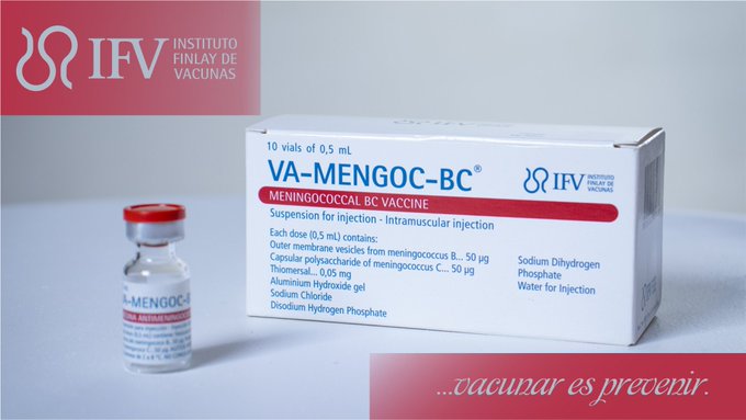 La vacuna VA-MENGOC-BC es una de las grandes contribuciones de la #cienciacubana a la #SaludPública.

Está indicada para la inmunización contra Neisseria meningitidis, conocida como meningococo, una bacteria que puede causar enfermedades graves como la meningitis. (1/2)