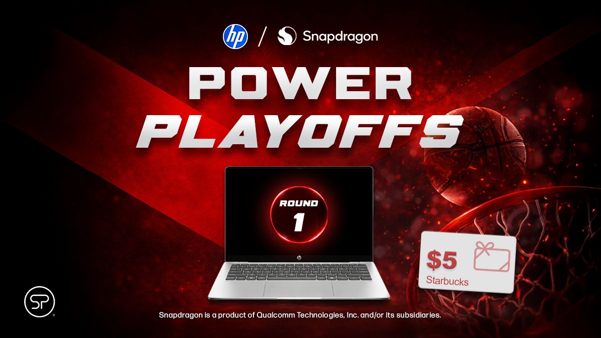 SellProApp's tweet photo. The HP &amp; Snapdragon Power Playoffs are here—putting elite performance and game-changing endurance center court. Complete the campaign &amp; head to the ProShop to claim an electronic reward for EVERY ROUND of this championship tournament while supplies last. 
https://t.co/U4HErbGunq https://t.co/dXRHY8LhFE