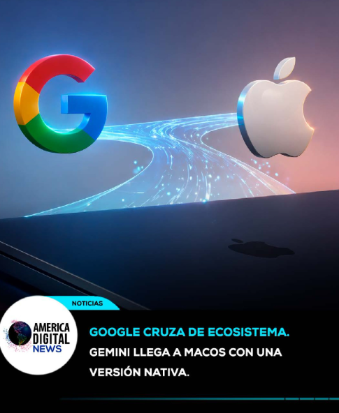 AmericaDigitalN's tweet photo. Gemini amplía su alcance con una versión nativa para macOS, marcando un nuevo paso en la estrategia de Google por posicionar su inteligencia artificial más allá de su propio ecosistema.

El lanzamiento introduce un escenario competitivo directo dentro del entorno Apple https://t.co/8Bv8JH9NDT