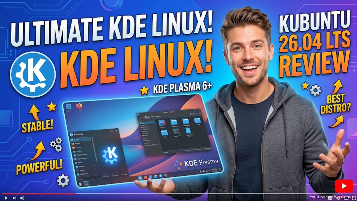 9to5Linux_'s tweet image. Why Kubuntu 26.04 LTS is a Total Game-Changer. youtu.be/XK1X1sxR9JM?si… via @YouTube #kubuntu #ubuntu @ubuntu @kubuntu @kdecommunity #opensource #linux #9to5linux