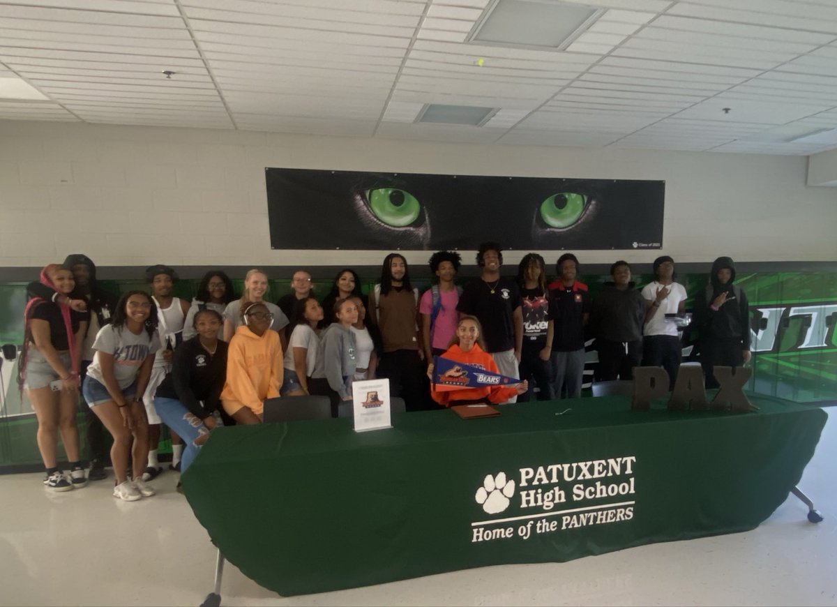 paxathletics's tweet photo. Yani Smalley makes it official- signing with Morgan State Track and Field https://t.co/Otjo9ACdnF