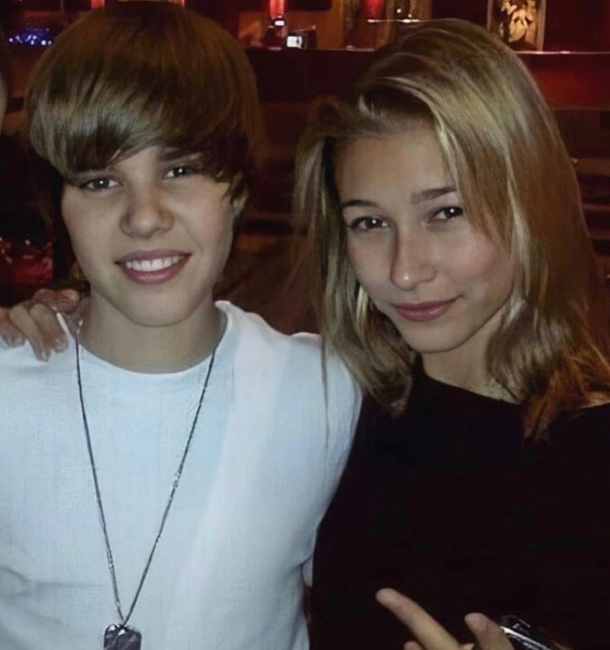 When hailey wore that t shirt the night before their wedding😭