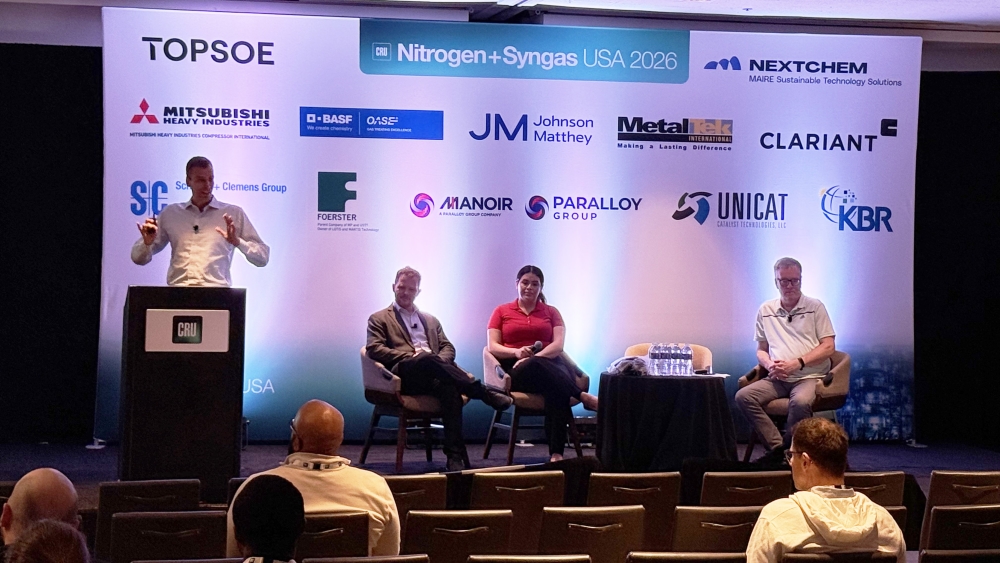 clariant's tweet image. 🚀 470+ professionals at CRU Nitrogen + Syngas USA 2026! Our team shared best practices on #catalyst performance, HTS reactor troubleshooting, and #AI-powered optimization for #ammonia, #methanol &amp;amp; #hydrogen production. That's #GreaterChemistry! #GreaterCatalyst