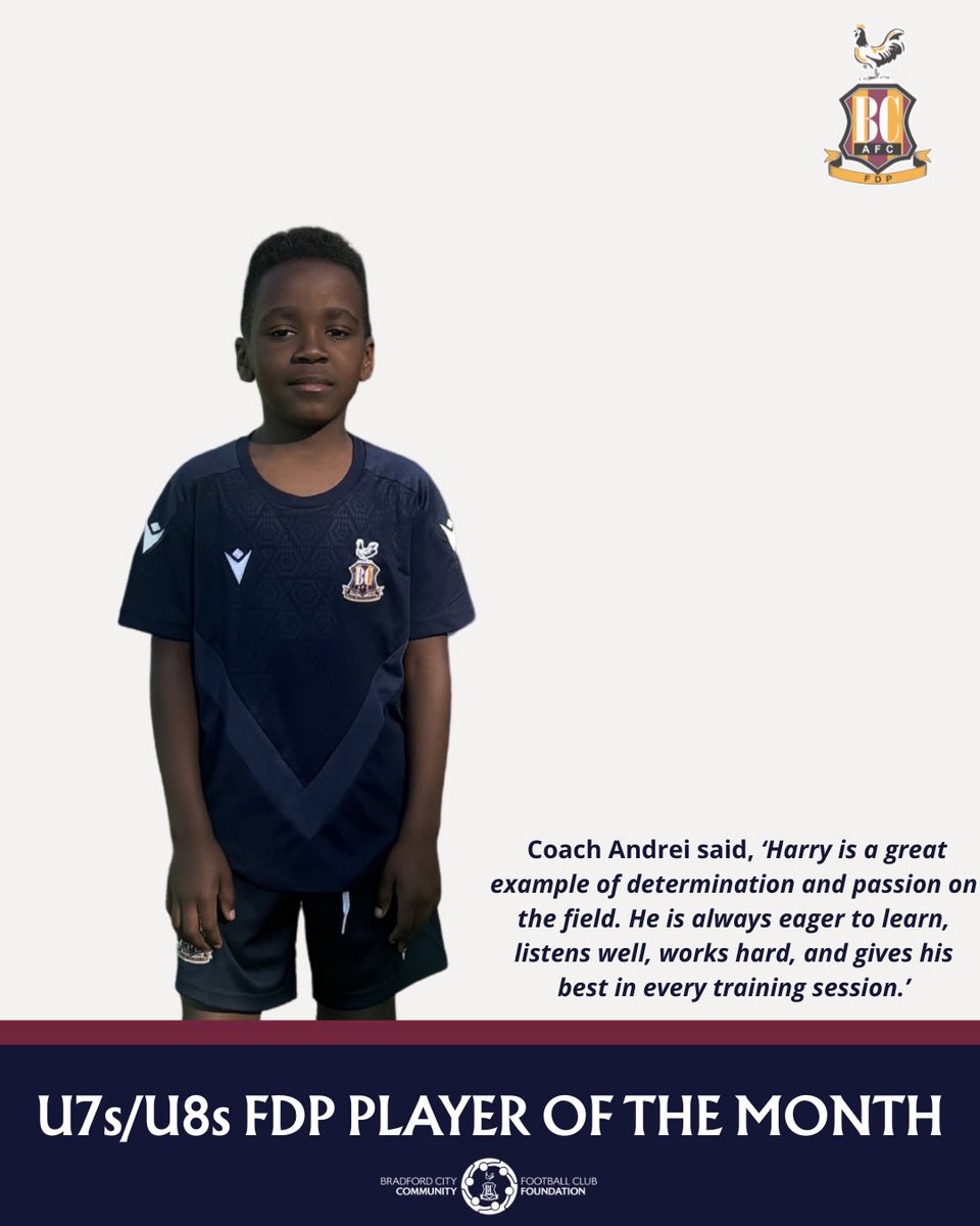 Bradford City Football Development Programme tweet media
