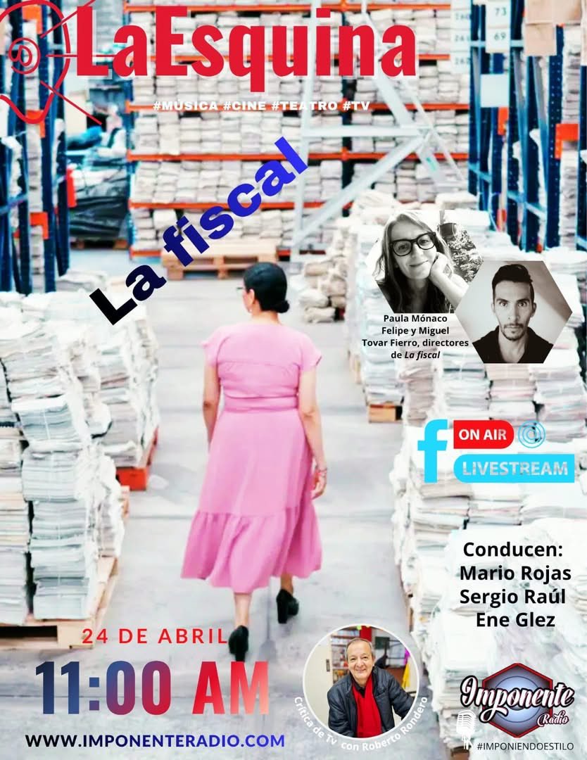 sergioraulopez's tweet image. Viernes de #LaEsquina y el cuerpo lo sabe… Tendremos las recomendaciones de TV de don @RRONDERO59 y la visita de Paula Mónaco y Miguel Tovar por el estreno de “La Fiscal”, por @netflix.
Arrancamos 11:00 horas por @ImponenteRadio en línea o #FacebookLive.
imponenteradio.com