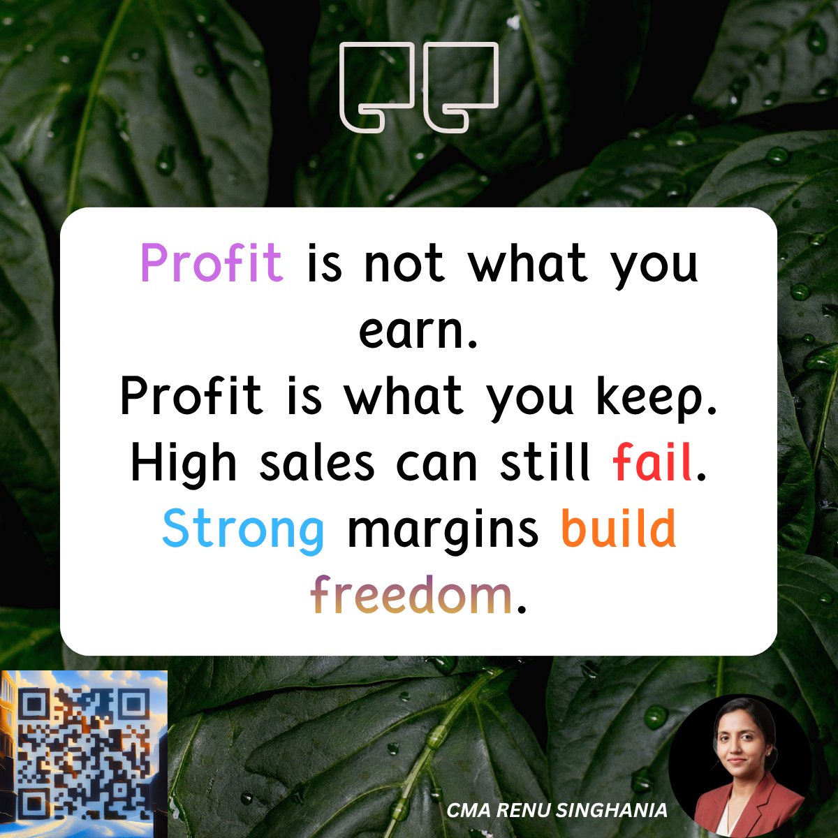 singhania1233's tweet image. Many businesses don’t slow down due to lack of effort—they slow down due to lack of visibility. 
Growth starts when clarity replaces confusion.

#BusinessGrowth #Finance #MSME #Leadership #Success #FinancialPlanning #Entrepreneur #Strategy #MoneyManagement #GrowthMindset