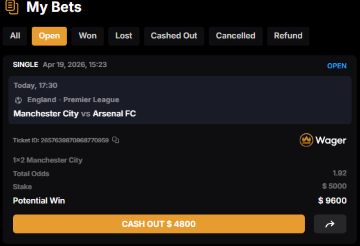 Wager.com tweet media