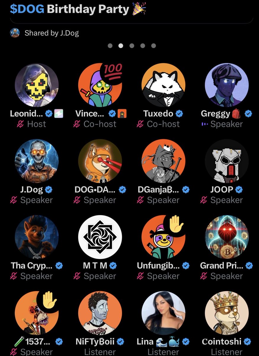 Time stamped for $DOG birthday # 2 
Shared with one of the most legit communities in crypto. 
Here’s to another year 🍻

$DOG GO TO THE MOOOON!!