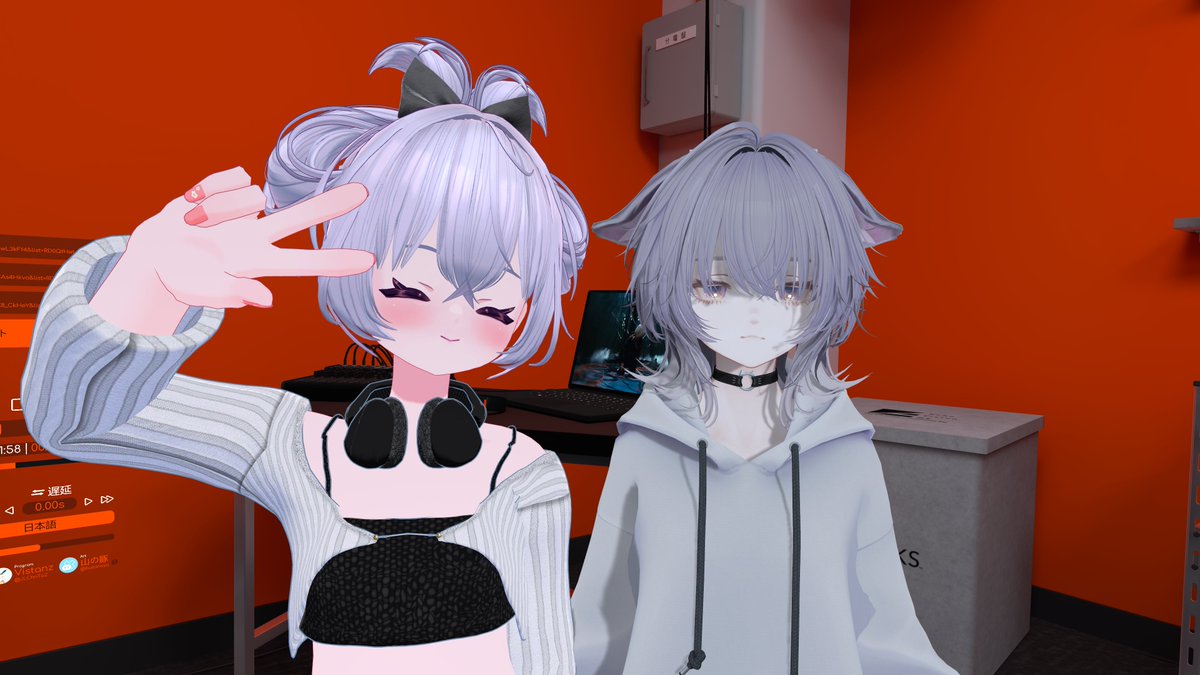 4/8ぶりのインだって！！！！光陰矢の如しすぎかも！！！！！！
ヘイルメアったのでひさびさコスモリア探検したら色々アップデートされてて相変わらずすごかった！
前回フレンドになったクロロティカさんとこ遊びに行ったらVR買った報告してくれたし趣味最高で神でした
楽しかった～