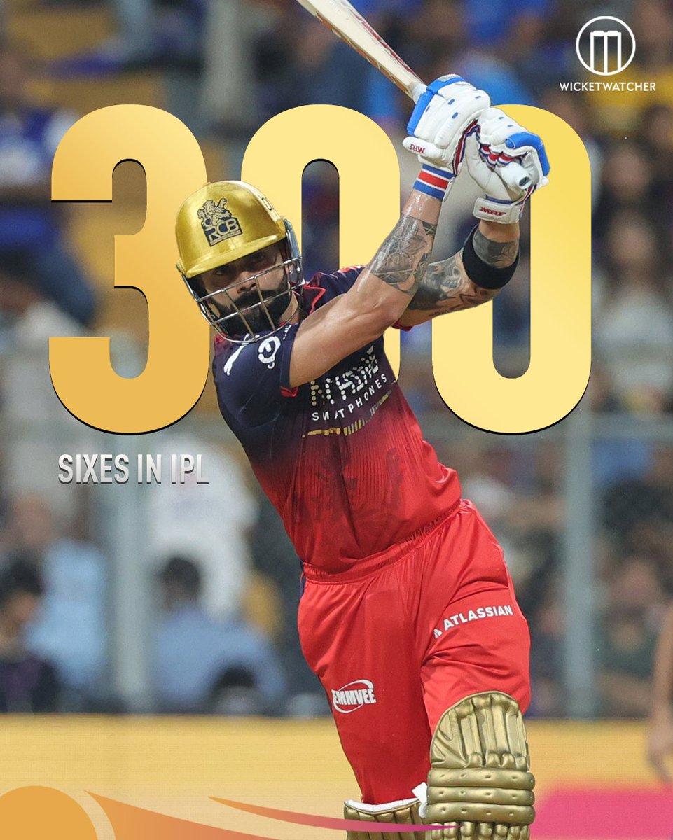 WicketWatcher_'s tweet image. 300 sixes in IPL for Virat Kohli🔥

📷: IPL/BCCI

#viratkohli #virat #RCBvGT #RCBvsGT #WicketWatcher