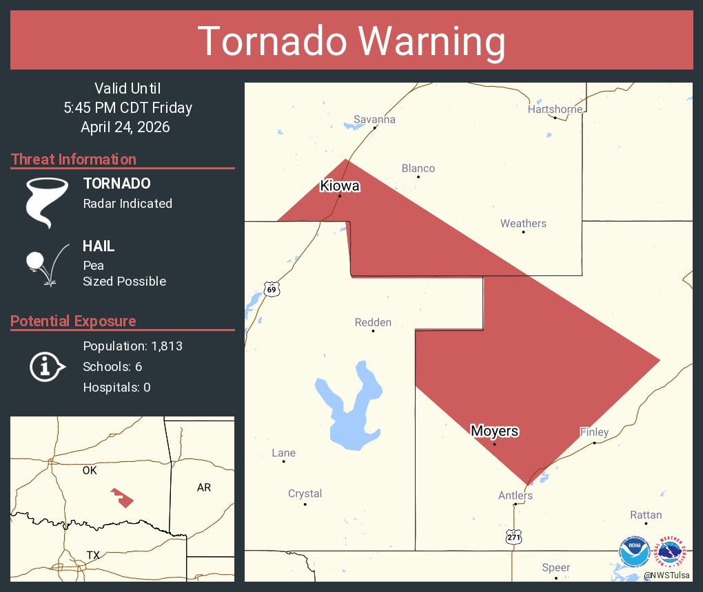NWS Tornado tweet media