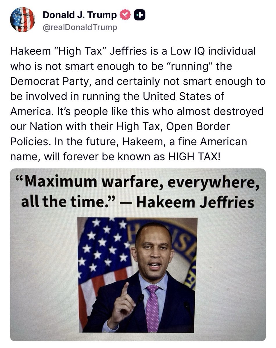 Hakeem Jeffries tweet media