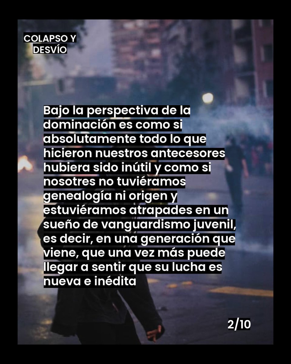Colapso y Desvío tweet media