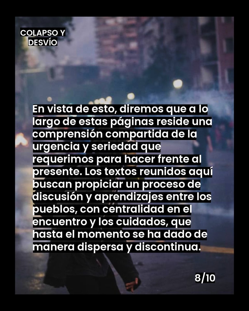 Colapso y Desvío tweet media