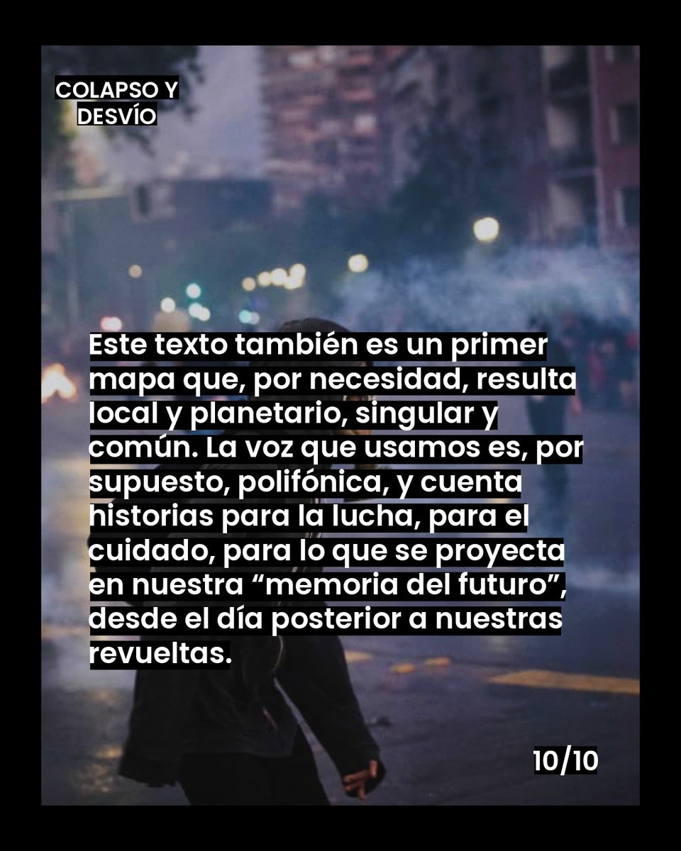 Colapso y Desvío tweet media