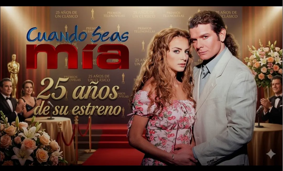 OrneHoyer's tweet image. La #Novela #CuandoSeaMia
Cumple 25 años de su estreno
Protagonizada por #SilviaNavarro
#SergioBasañez

#ConfecionesDeFamosos 📰