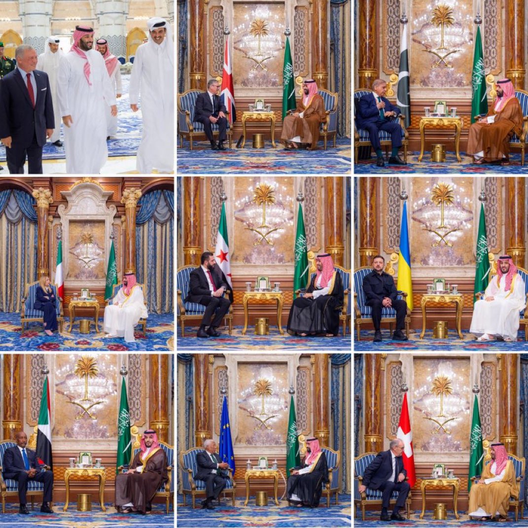 HRHMBNSALMAAN's tweet photo. - جدة خلال أقل من شهر أُستُقبل :

• الشيخ تميم
• الملك عبدالله الثاني
• رئيس الوزراء البريطاني
• رئيس الوزراء الباكستاني 
• رئيسة الوزراء الإيطالية
• الرئيس السوري
• الرئيس الأوكراني 
• رئيس الاتحاد السويسري
• رئيس مجلس السيادة الانتقالي السوداني
• رئيس المجلس الأوروبي https://t.co/Lb7oBBmf4K