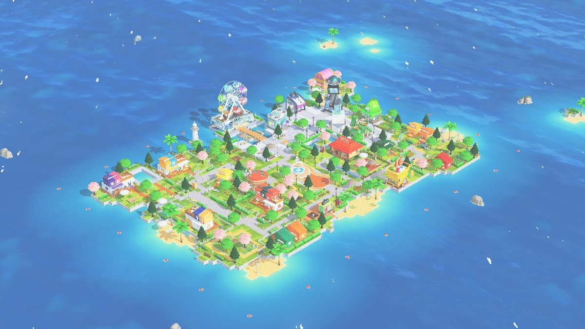flanpu's tweet photo. "would u ever post like the layout of ur tomodachi life island? sorry for asking it’s just really cute!!" 

here u go!! 

https://t.co/Budq9YkEoU https://t.co/JPu5Z4BYL9