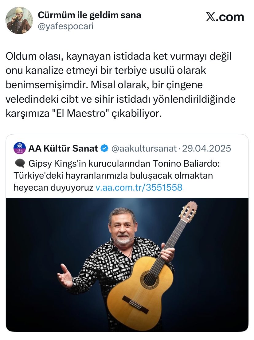 Cürmüm ile geldim sana tweet media