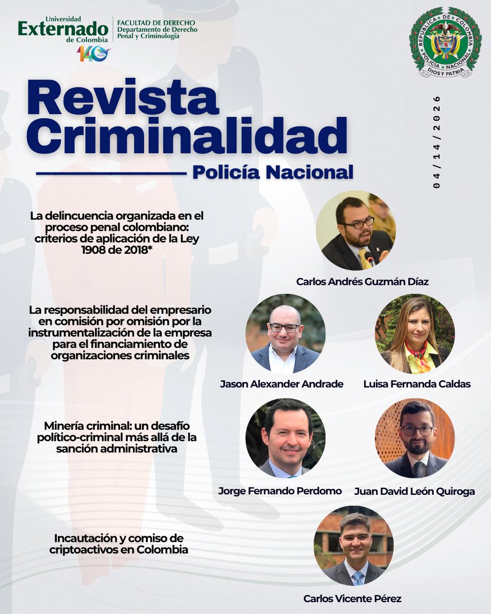 Departamento de Derecho Penal y Criminología UEC tweet media