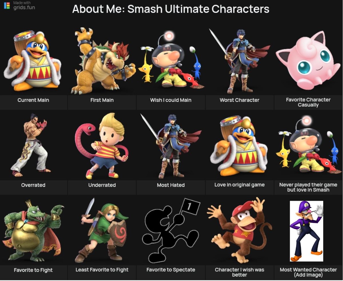 Babe wake up, ha salido una cadena de Smash ultimate