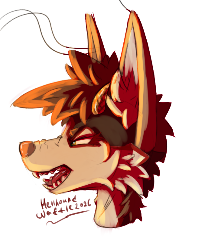 HellhoundWaffle's tweet photo. quick warm up sketch https://t.co/9H9H7NZk0N