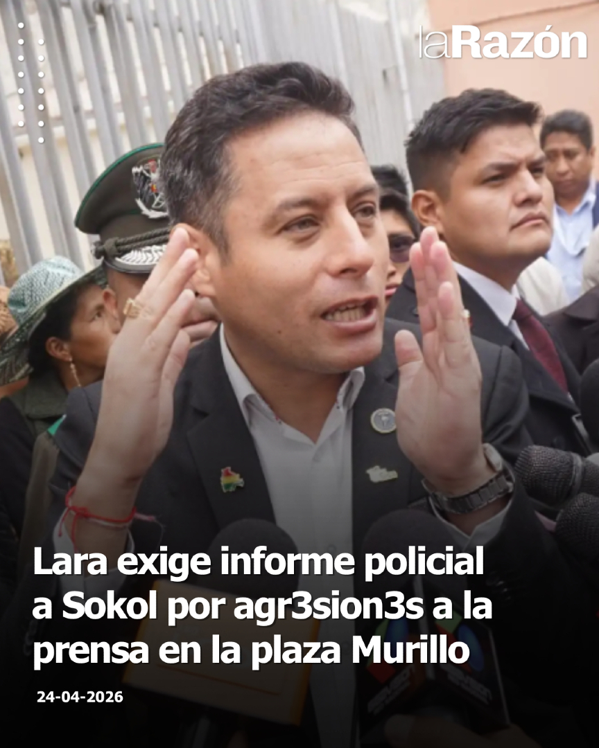 LaRazon_Bolivia's tweet image. #Nacional | Lara manifestó su rechazo a los hechos y afirmó que se vulneraron “derechos constitucionales”.

Lee la nota completa aquí 👇:
larazon.bo/nacional/2026/…