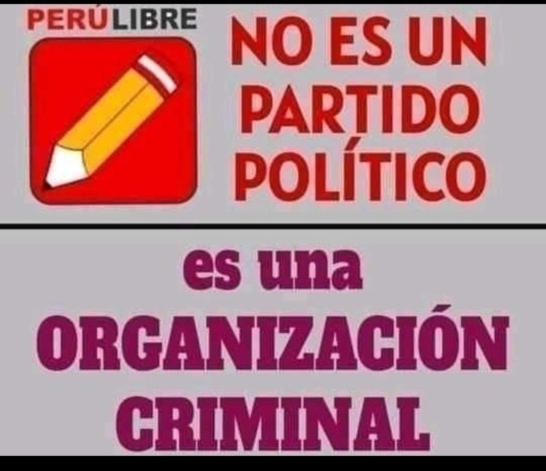 <a href="/cnddhh/">CNDDHH 🇵🇪 #ConsensoPorLosDDHH</a> Eso les pasa por votar por un partido político PL.
Se acuerdan de Pedro Castillo el q les dijo "No más pobres en un país rico".
Y uds le creyeron y los estafo.
Ahora Balcazar tiene que usar pañal porque se orina cuando Cerron le da ordenes.