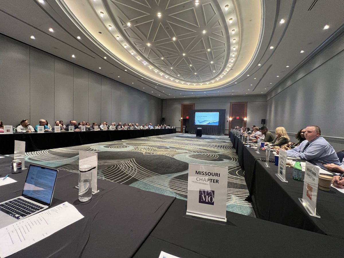 JasonRay28's tweet photo. My last time in National leadership meetings as President of @APAMissouri - I’ll serve thru the end of the year, but I’m thankful to be able to train a wonderful successor, Morgan! I love the swag from each state chapter - I brought @Cherry_Mash to represent MO! 😋 #NPC26 https://t.co/gRAUGOhViz