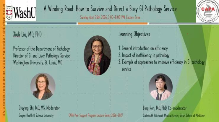 Chinese American Pathologists Association tweet media