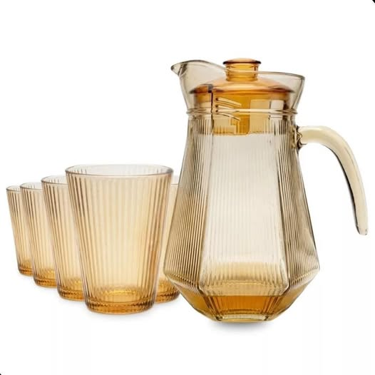 ✅ Conjunto de 1 Jarra de Vidro Âmbar com Tampa e 6 Copos – 7 Peças – Design Sofisticado e Resistente
👉 Compre agora: s.shopee.com.br/4LFhEw57xP
➤ 👉 Só R$59,39
✨ Oferta por tempo limitado!