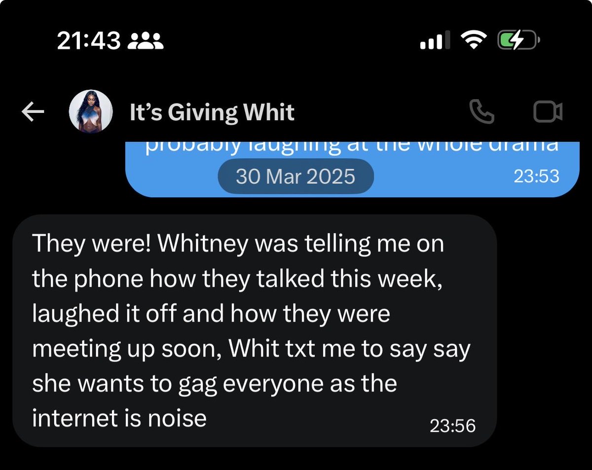 RedteaSim's tweet image. Whitney's close friend or rather someone she regularly chats to on the phone is trashing Leanne and her appearance 
#LoveIsland #AllStars #LoveIslandAllStars