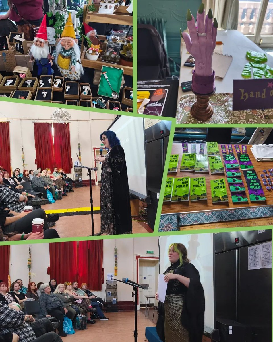 GhostCatcherELH's tweet image. Last Saturday’s Not Of This Wold in Louth was a delightful mix of spooky, weird, and quirky. I loved being part of the anthology again and even did my first reading! Highlights included a “baby dragon” and chats with lovely folks. Roll on next year! 🖤

 #Paranormal #Fortean