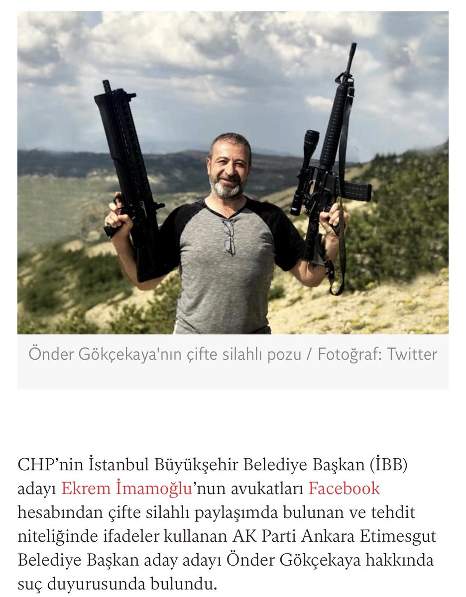 nasuhbektas's tweet photo. Hatırladınız mı bu silah şovlarını
Küçükçekmece Rizeliler Derneği Başkanı Ahmet Sivri, elinde kılıç ve masasında çok sayıda silahla poz verdiği görüntüleri yayınladı.
Cumhurbaşkanım 1 saat müsaade edin diye silahla paylaşım yapan
Akp ilçe başkanının paylaşımı
Ekrem İmamoğlu’nu verdiği silahlı pozla tehdit eden
Bunun gibi yüzlerce paylaşım sosyal medyada yapıldı AKP’den hiçbir işlem yapılmadı
Hatırlarsınız birisi listem hazır şu kadar kişiyi götüreceğim diye televizyonda açıklama yaptı hiçbir işlem yapılmadı.