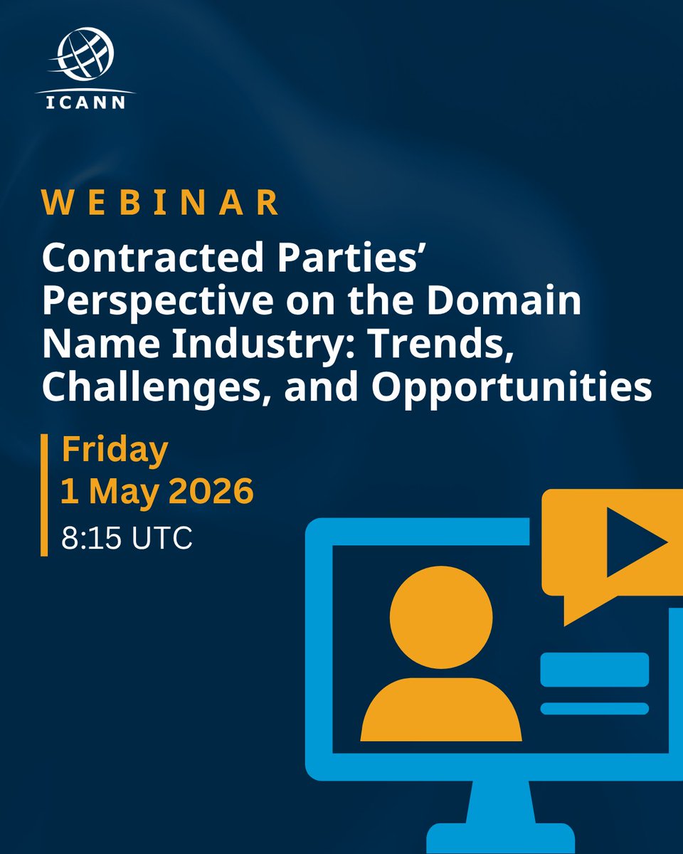 ICANN tweet media