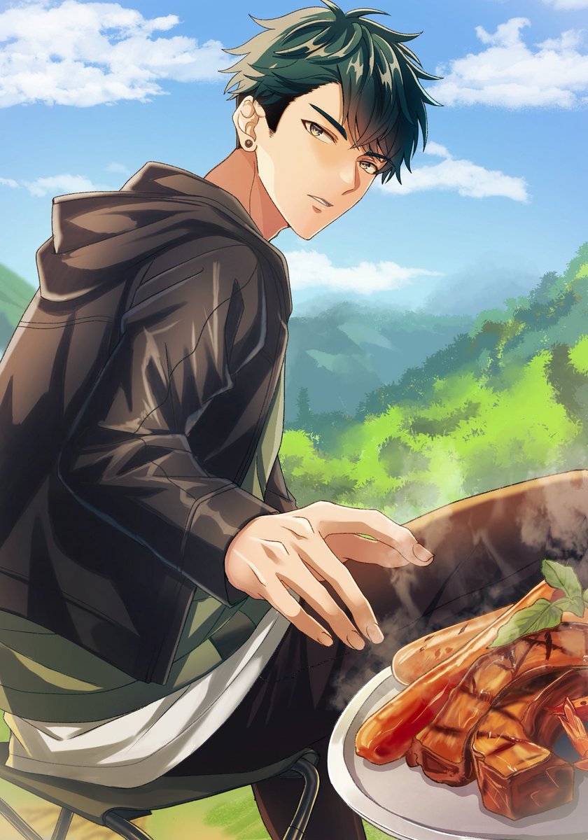 御堂先輩お誕生日おめでとうございます🎉🎂
真の通った男らしくもチャーミングなポイントもすかさず出してくる御堂先輩が大好きです！
素敵な一年になりますように🙌

#東ディバ絵札
#御堂亜嵐誕生祭2026