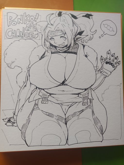 い つ も の 。
…色紙たくさん書く必要があるのでとりあえず原稿は置いといて、しばらくは色紙強化月間です。 