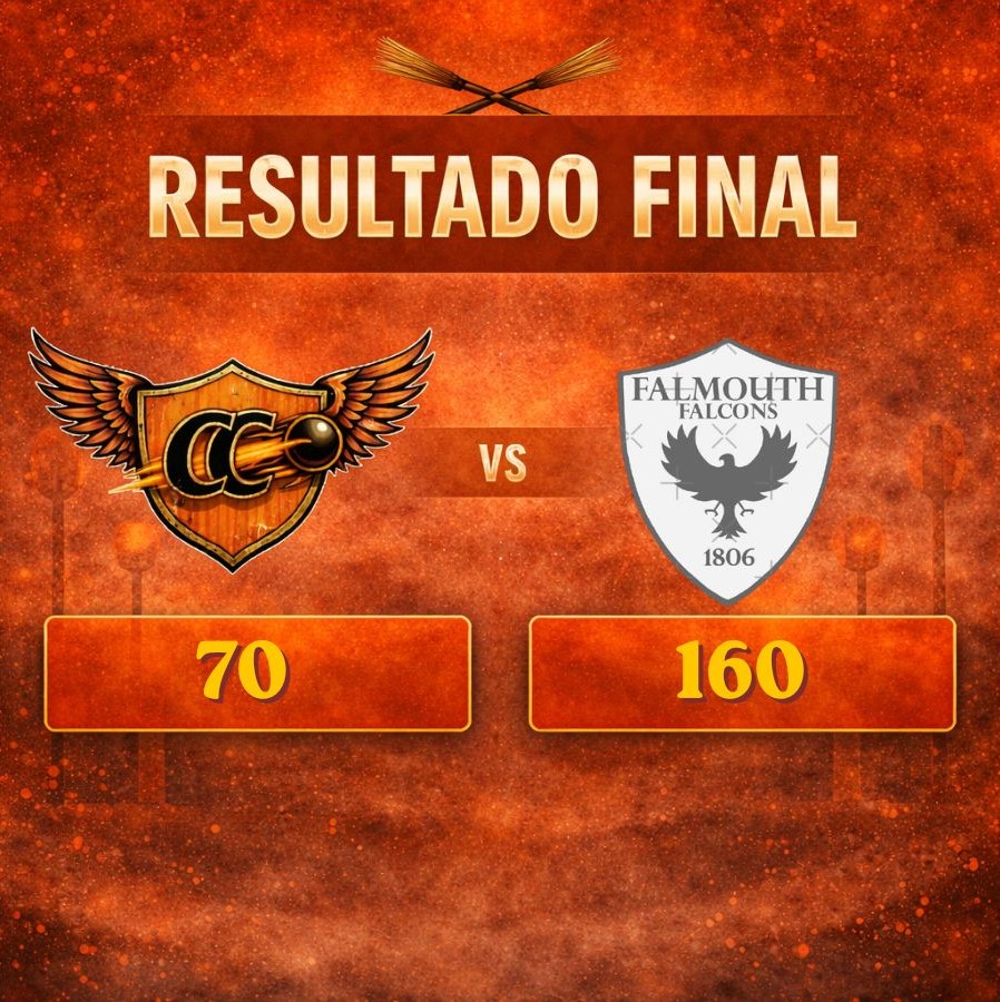 AcervoChudley's tweet photo. Fim do jogo...
Tudo sendo perfeito, mas Dominic chegou longe de enxergar o Pomo... Na realidade, acho que ainda está nos gramados procurando ele 😩.
Derrota injusta, mas na próxima semana retomaremos o caminho!
Em frente, Canhões!!! https://t.co/SFDTdaL94F