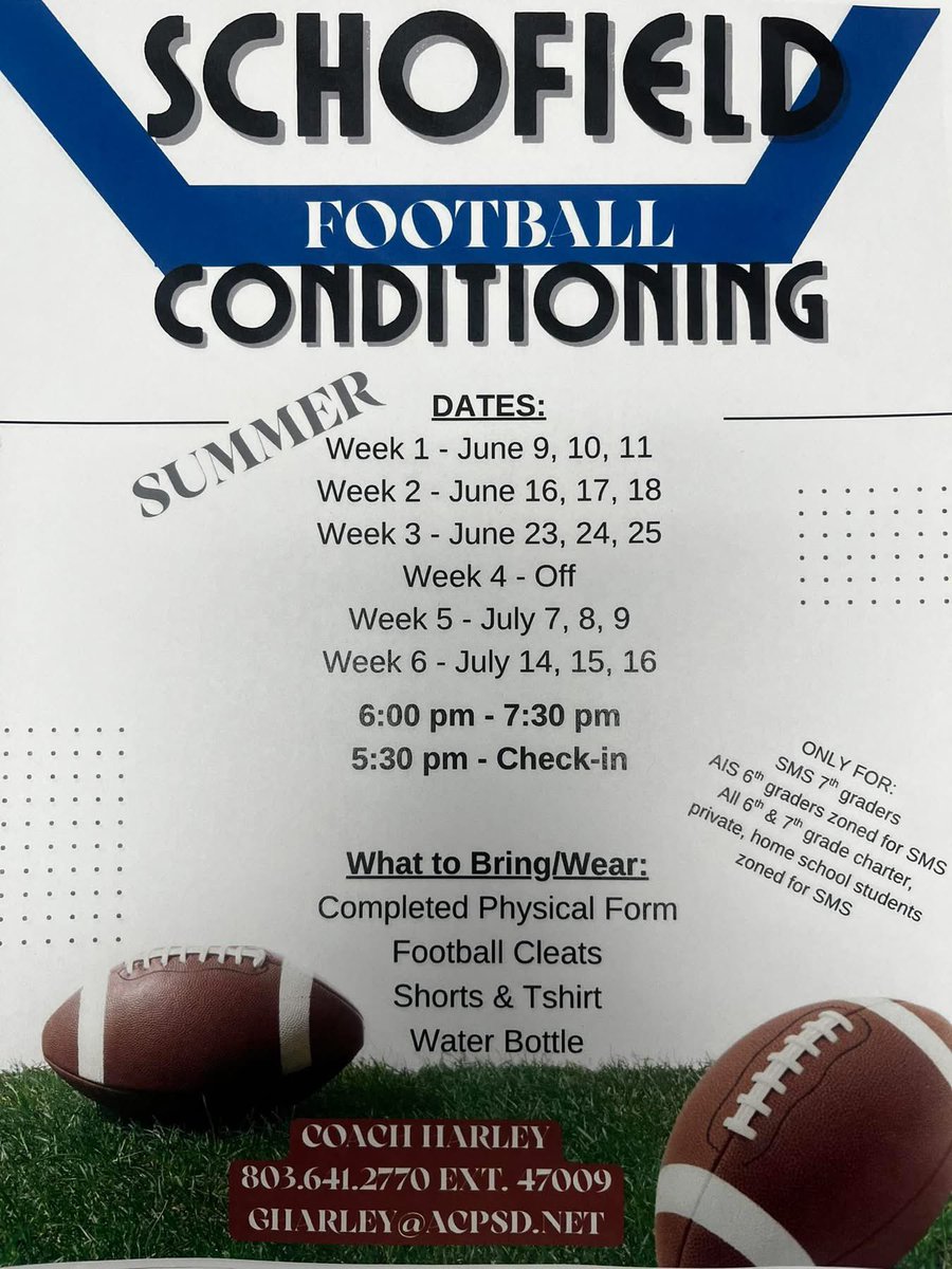 For our rising 7th grade Rams 💙