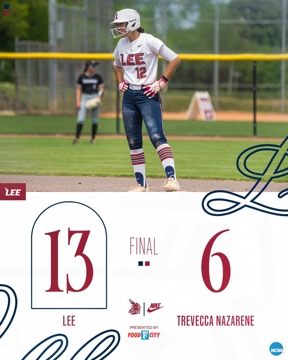 Lee Univ Softball tweet media